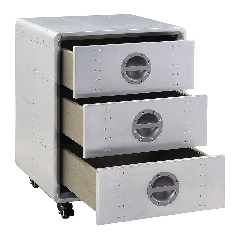 Brancaster - 24" Cabinet - Aluminum - Urban Living Furniture (Los Angeles, CA)