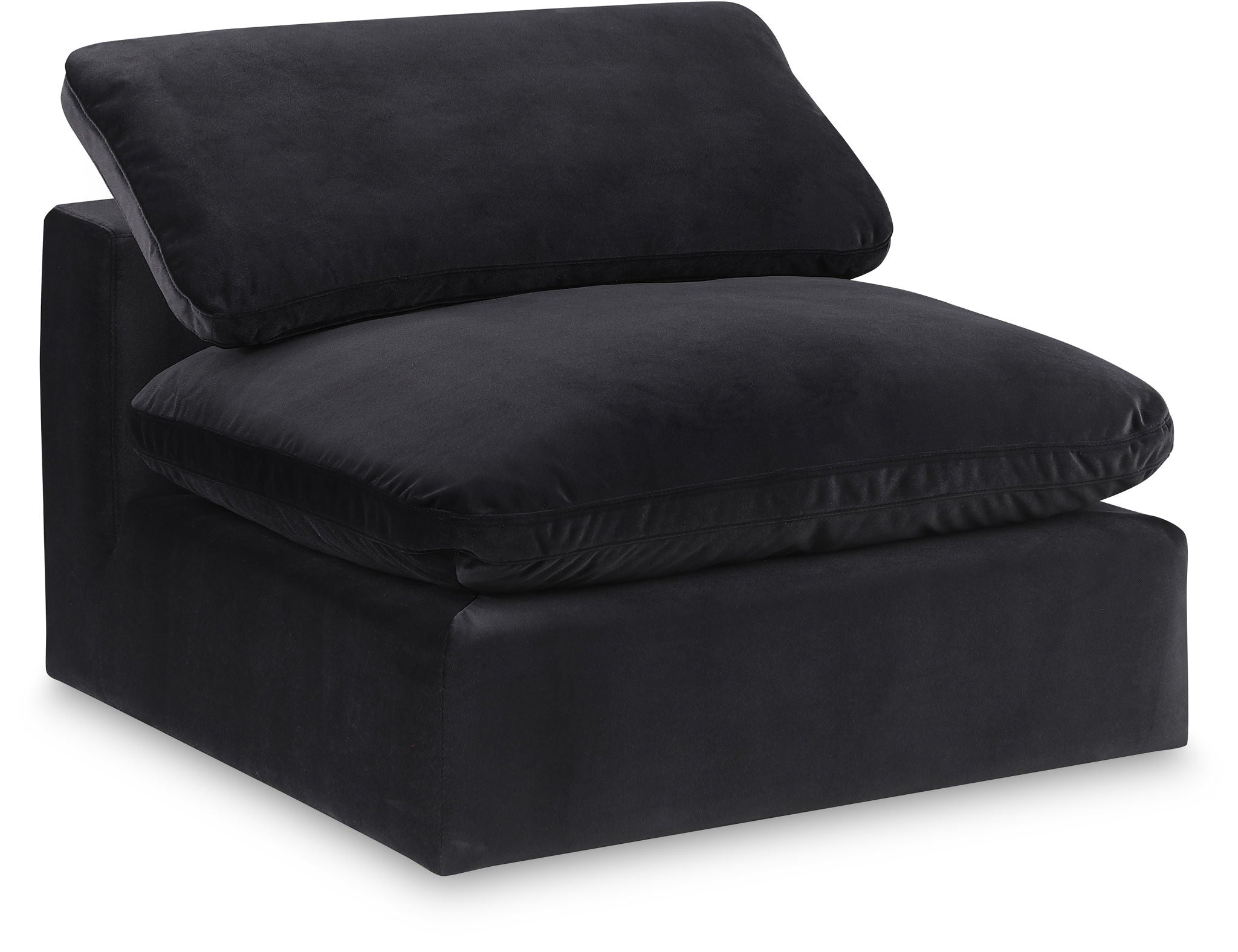 Comfy - Velvet Armless Chair - Urban Living Furniture (Los Angeles, CA)
