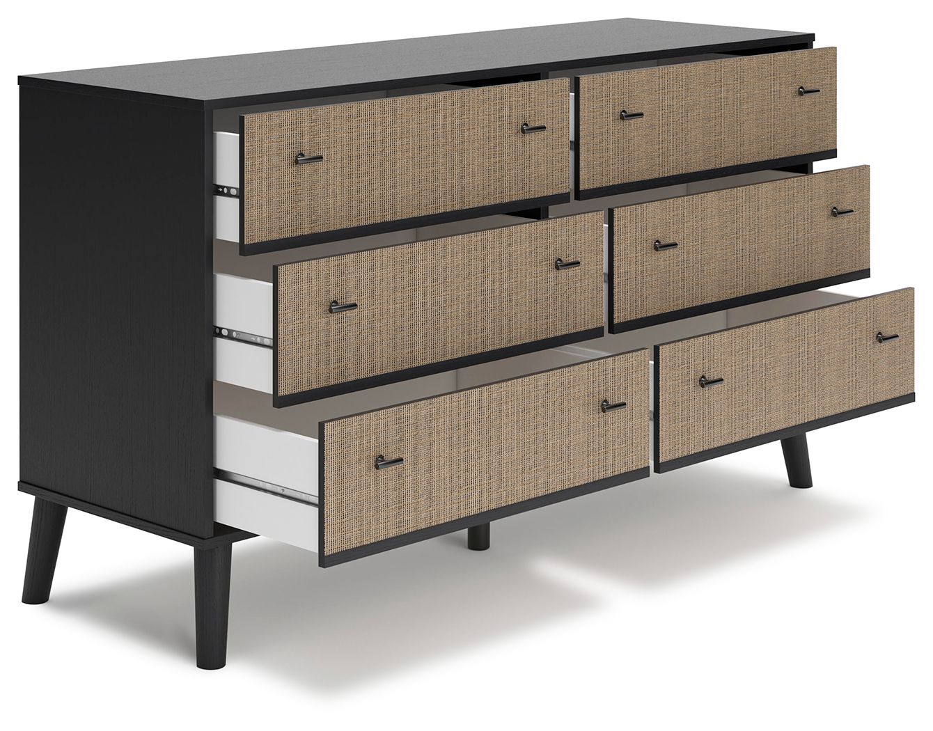 Charlang - Black / Gray - Six Drawer Dresser - Urban Living Furniture (Los Angeles, CA)