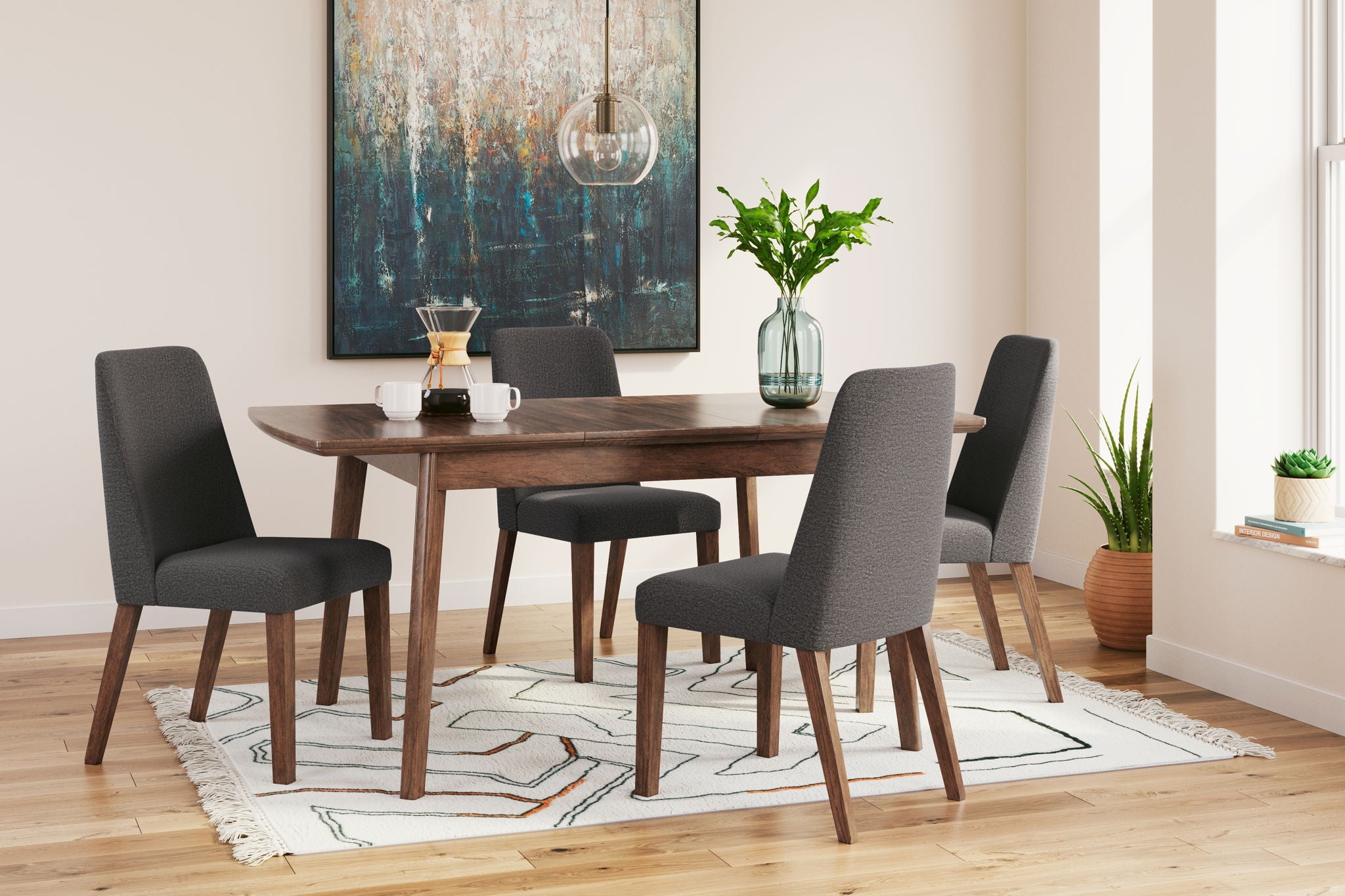 Lyncott - Butterfly Extension Table Set - Urban Living Furniture (Los Angeles, CA)