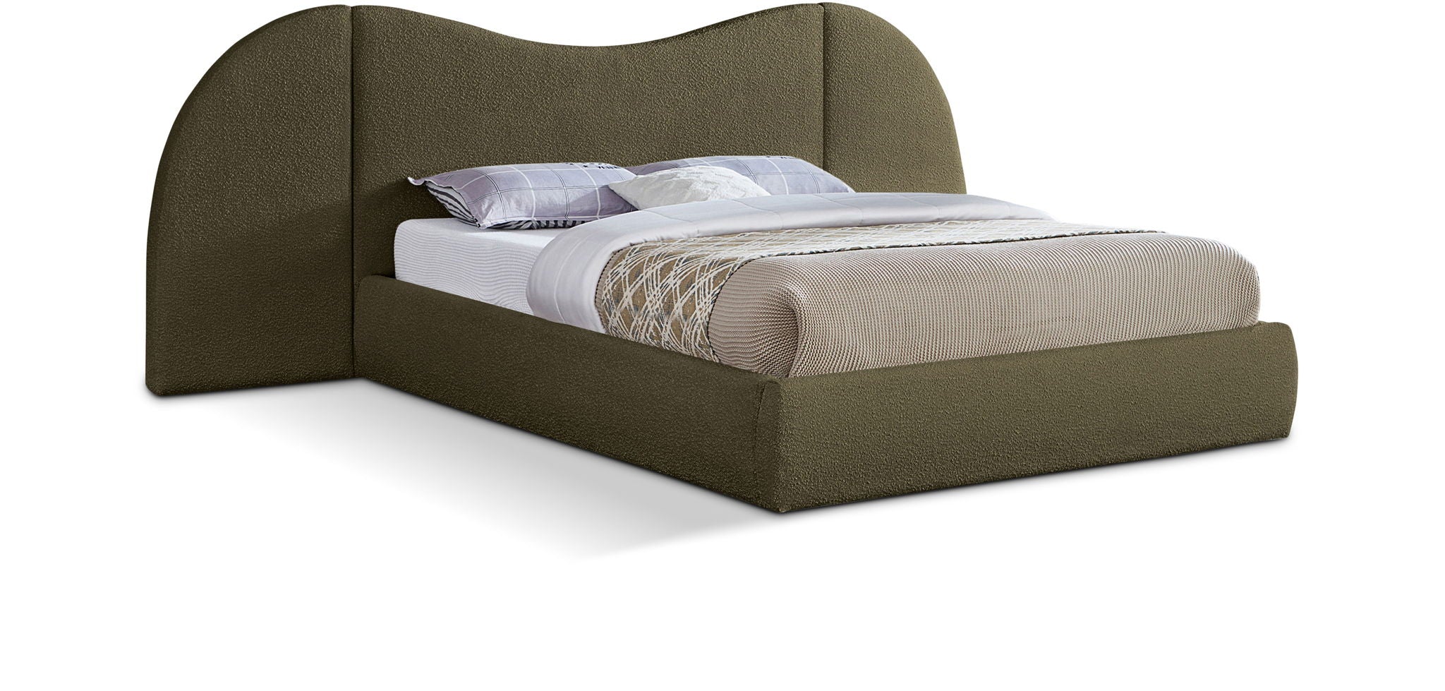Everest - Boucle Fabric Bed - Urban Living Furniture (Los Angeles, CA)
