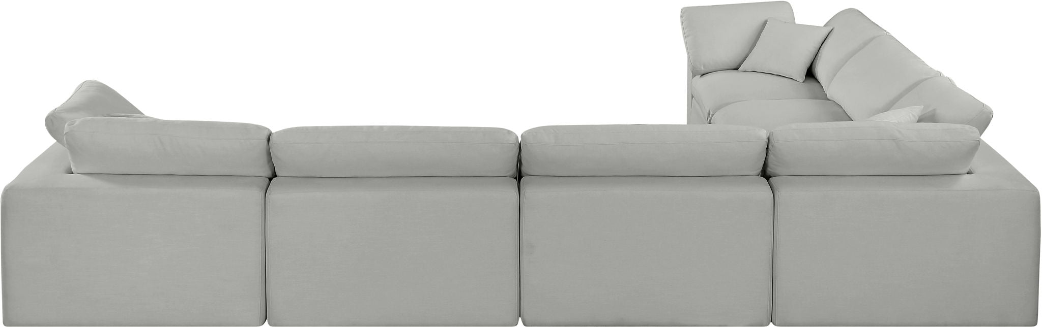 Comfy - 6 Piece Linen Modular Corner Sectional - Urban Living Furniture (Los Angeles, CA)