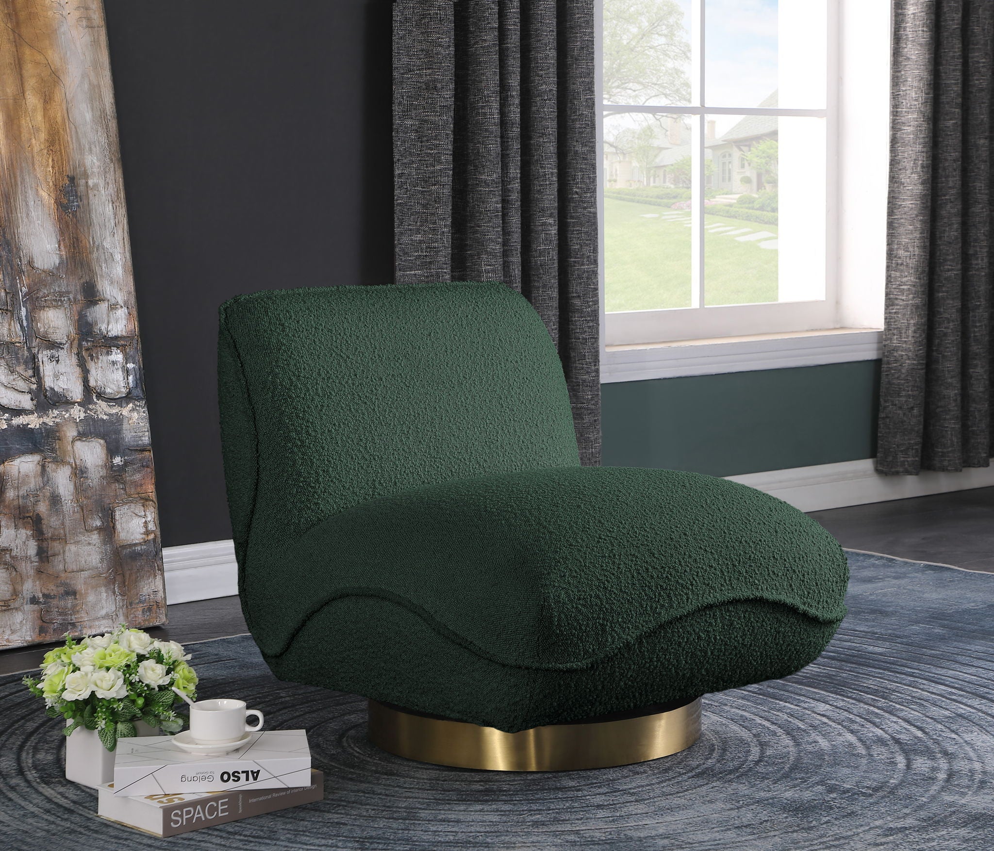 Geneva - Swivel Accent Chair - Urban Living Furniture (Los Angeles, CA)