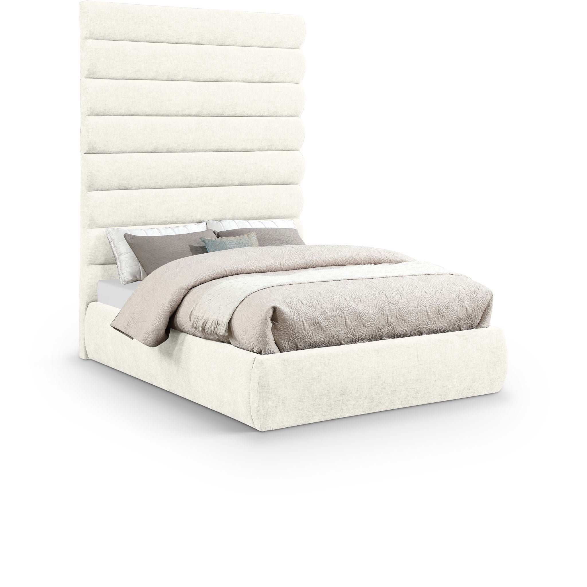 Adam - Chenille Fabric Bed With 89" Headboard - Urban Living Furniture (Los Angeles, CA)