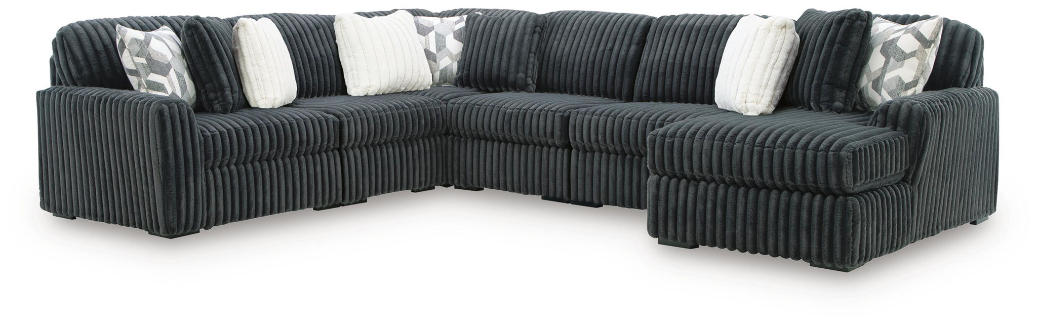 Midnight-Madness - 6 Piece Sectional