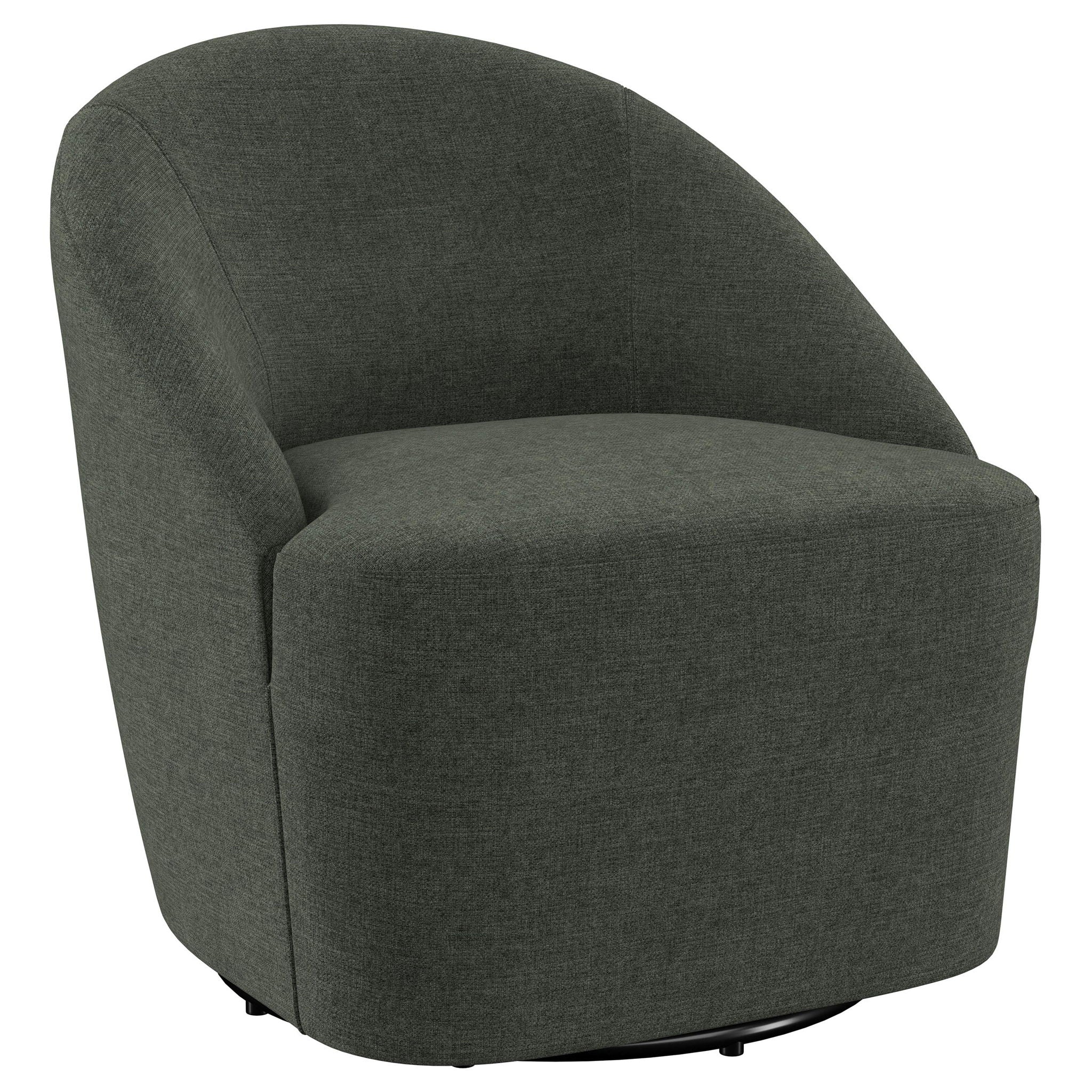 Leon - Upholstered Barrel Accent Swivel Chair - Urban Living Furniture (Los Angeles, CA)