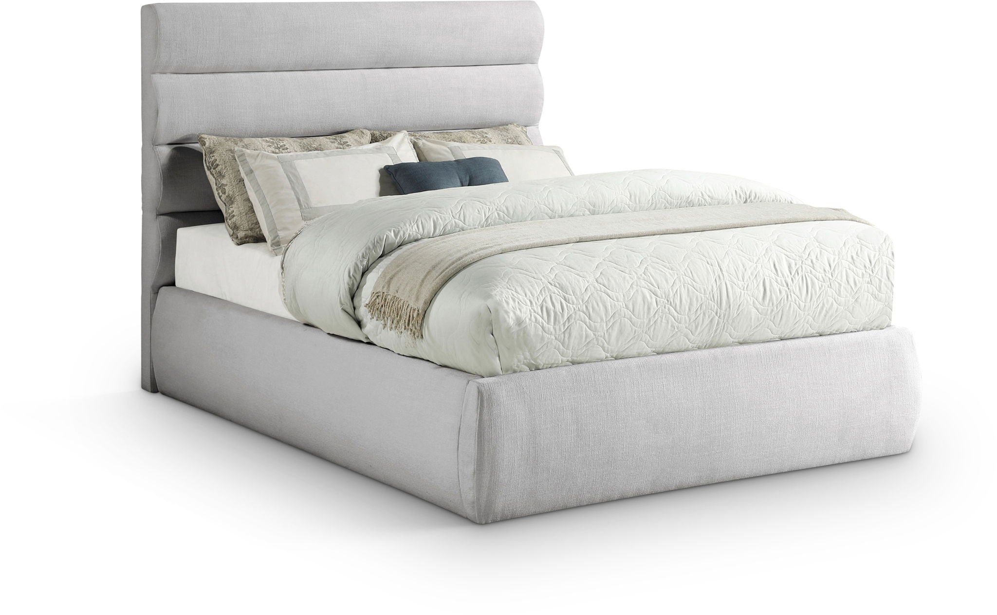 Adam - Linen Fabric Bed With 52" Headboard - Urban Living Furniture (Los Angeles, CA)