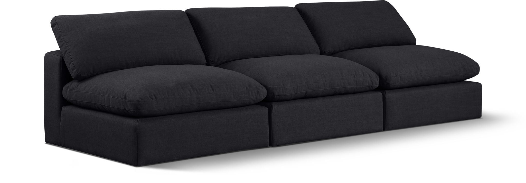 Comfy - Linen Modular Armless Sofa 3 Seats - Urban Living Furniture (Los Angeles, CA)