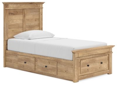 Makidern - Panel Storage Bed With Under Bed Storage Unit And Storage Footboard - Urban Living Furniture (Los Angeles, CA)