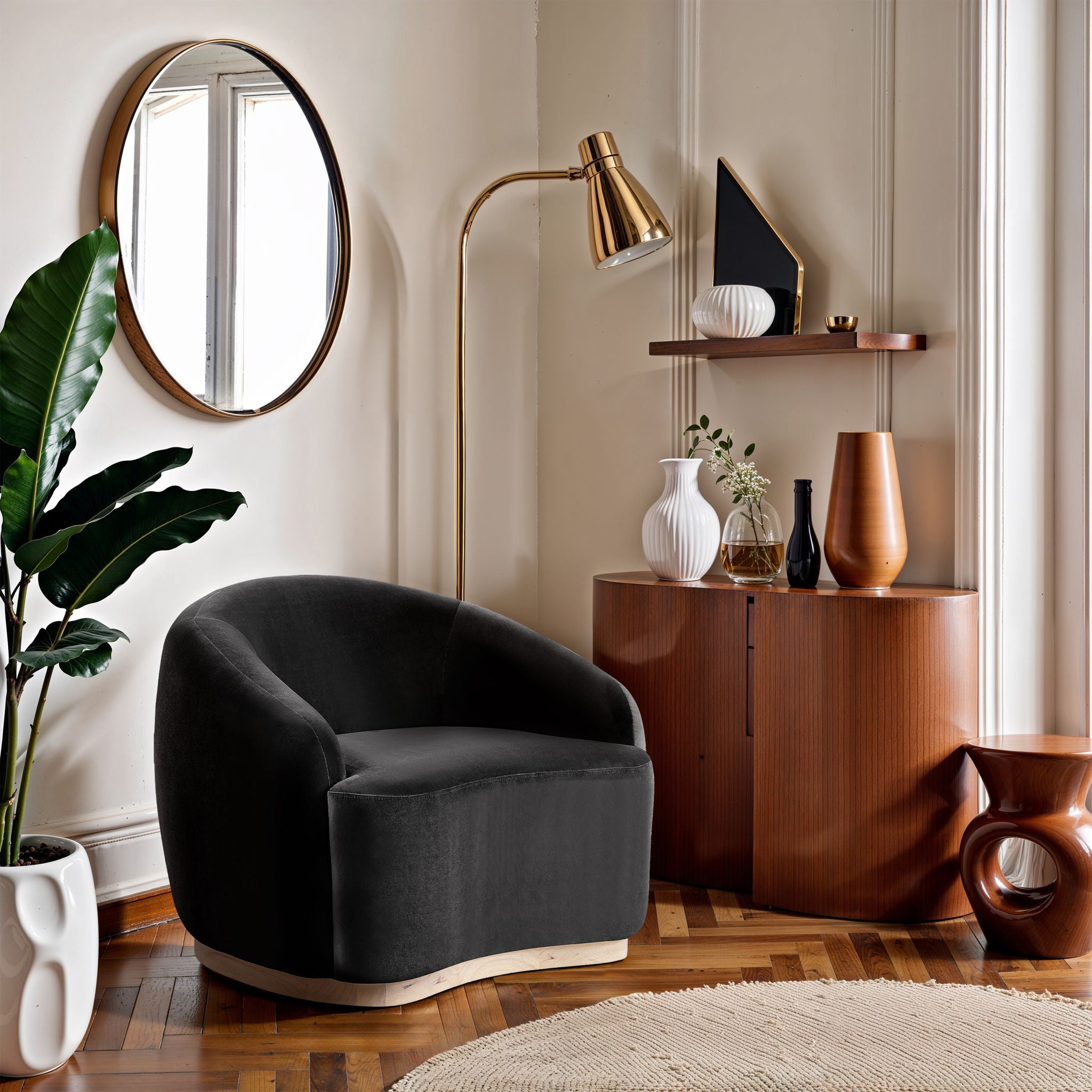 Gustavo - Velvet Upholstered Chair - Urban Living Furniture (Los Angeles, CA)