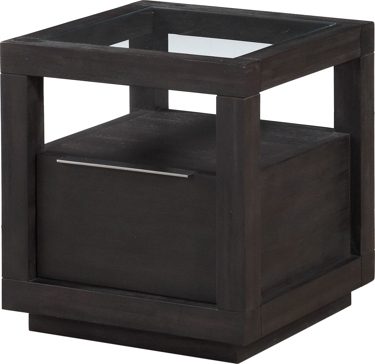 Oxford - One Drawer End Table - Basalt Gray