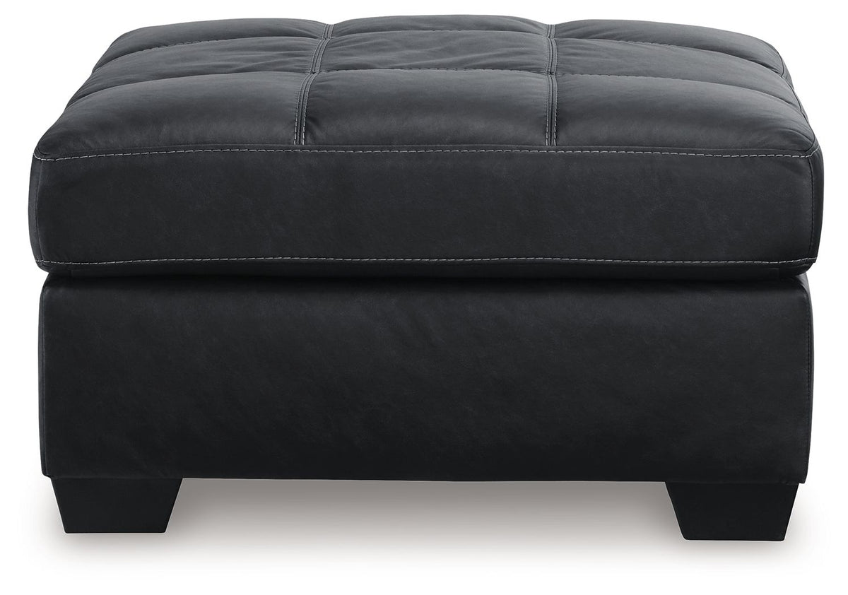 Barlin Mills - Oversized Accent Ottoman - Carbon - Urban Living Furniture (Los Angeles, CA)