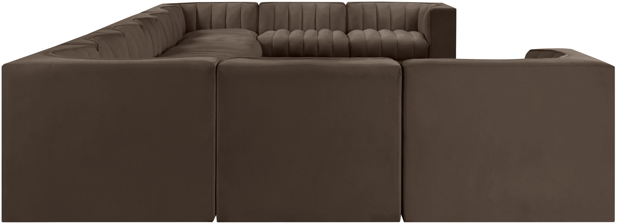 Rummi - Velvet Performance Fabric Upholstered 11 Piece Modular Sectional - Urban Living Furniture (Los Angeles, CA)