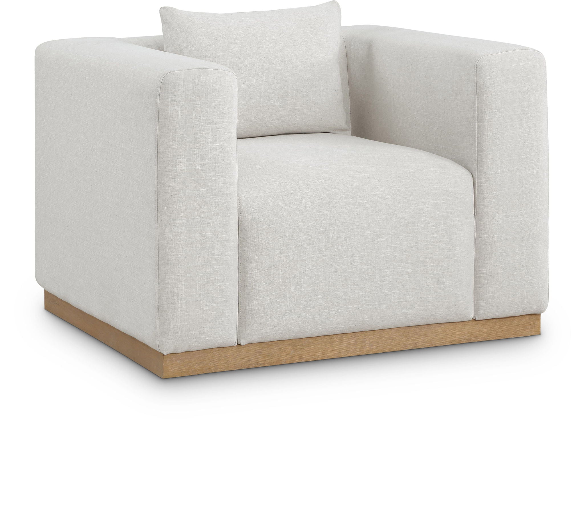 Alfie - Linen Textured Fabic Chair - Urban Living Furniture (Los Angeles, CA)