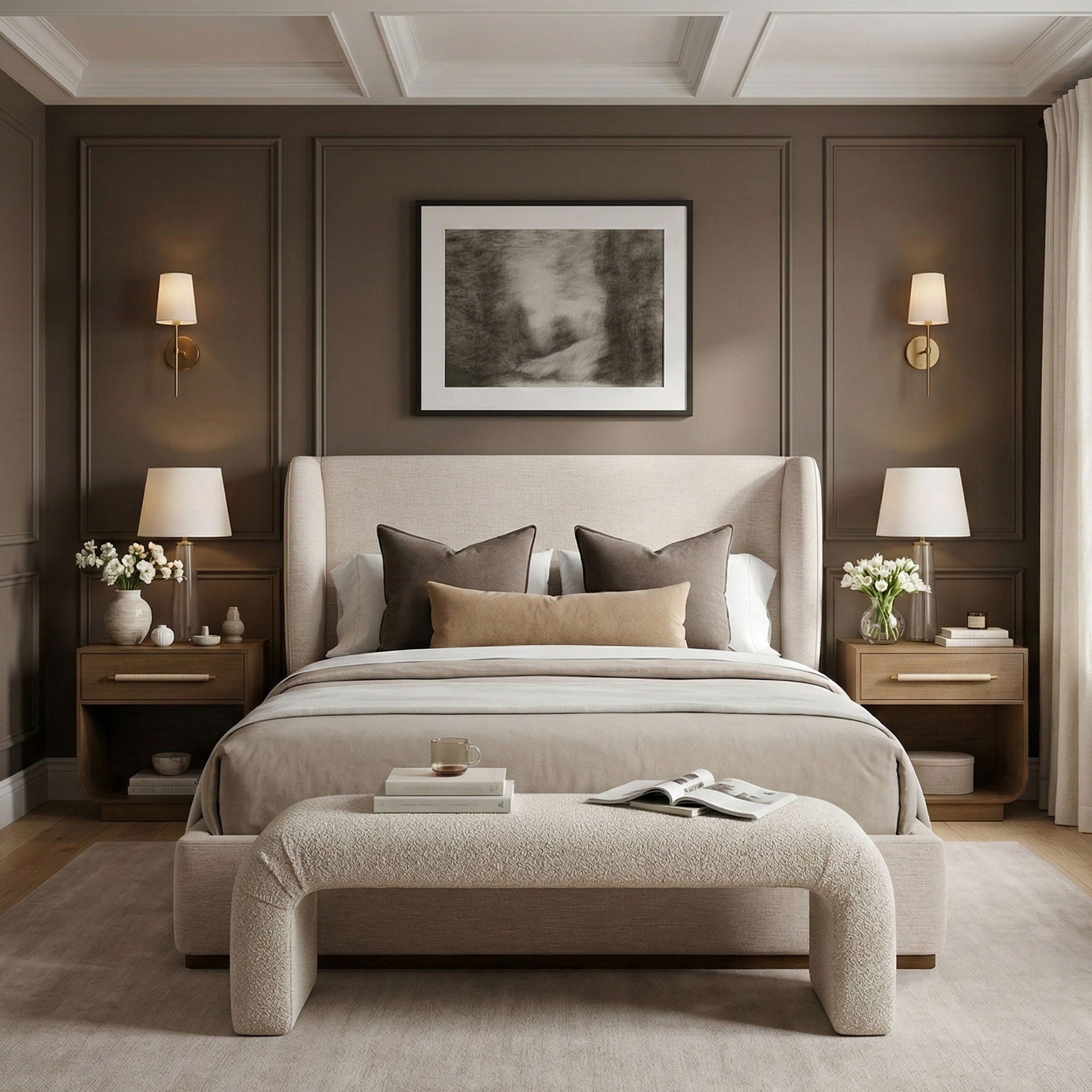 Aurin - Upholstered Bed - Urban Living Furniture (Los Angeles, CA)