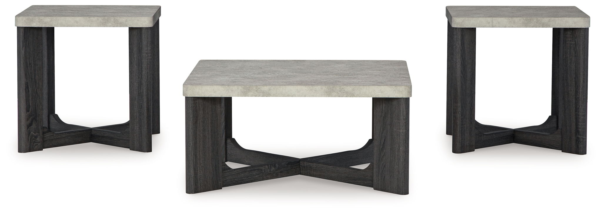 Sharstorm - Two-tone Gray - Occasional Table Set (Set of 3) - Urban Living Furniture (Los Angeles, CA)