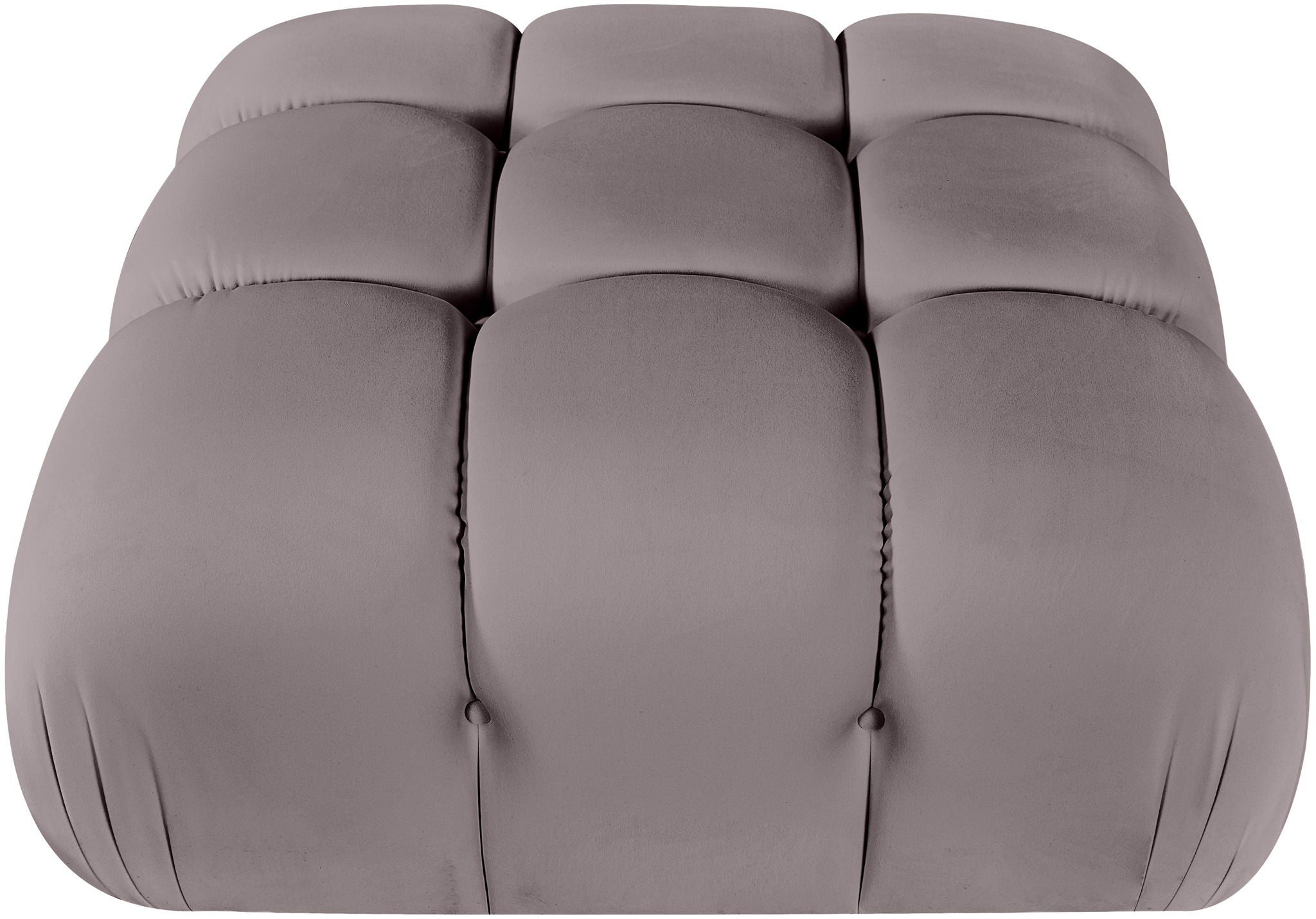 Orin - Velvet Performance Fabric Upholstered Modular Ottoman - Urban Living Furniture (Los Angeles, CA)