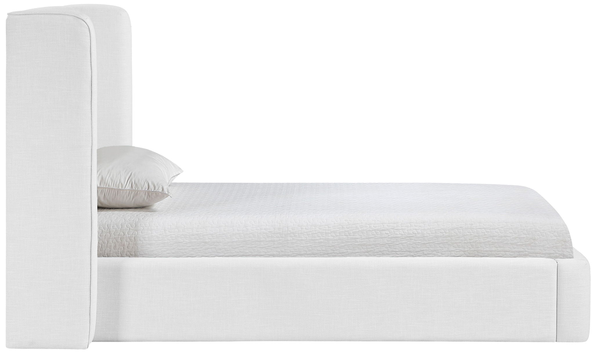 Kendall - Linen Textured Fabric Upholstered Bed - Urban Living Furniture (Los Angeles, CA)