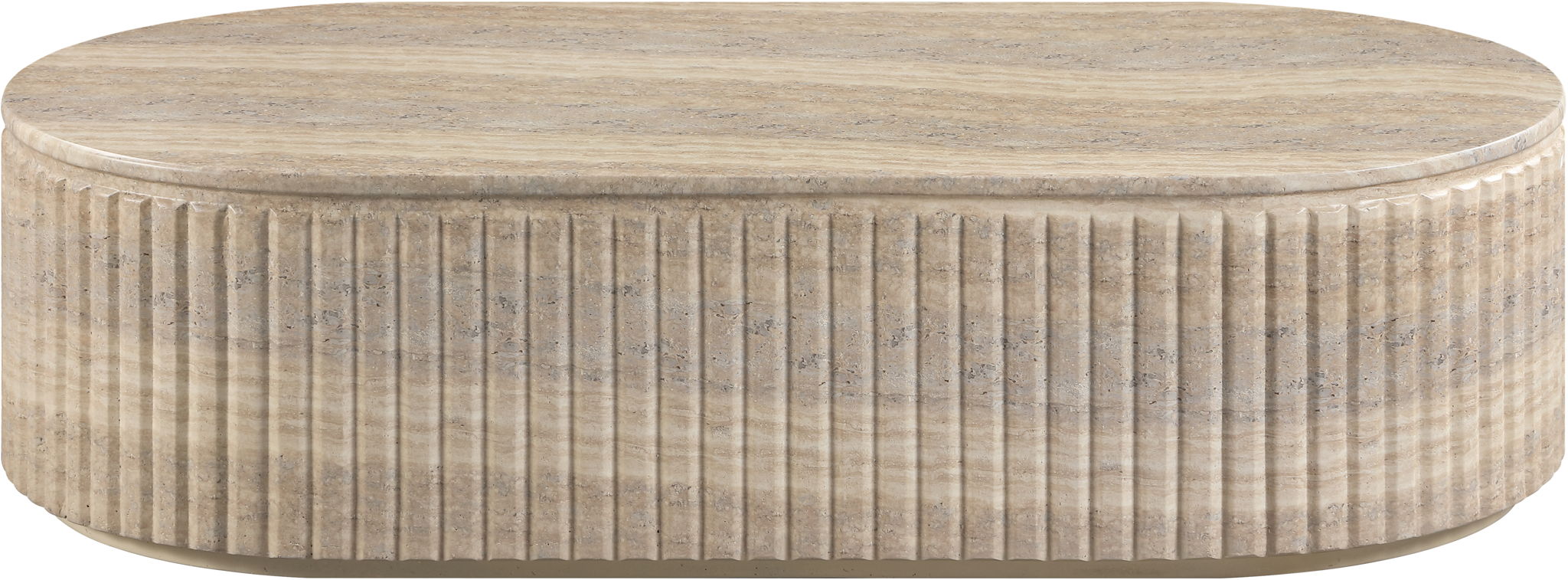 Catania - Concrete Indoor/Outdoor Coffee Table - Travertine - Urban Living Furniture (Los Angeles, CA)