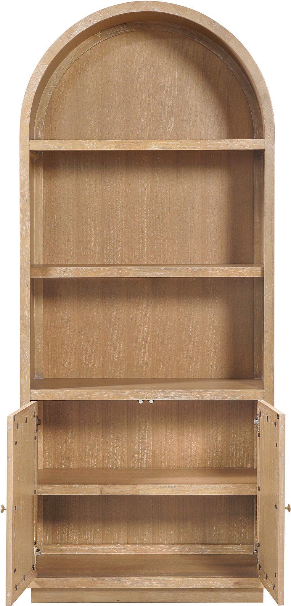 Botanical - Oak Veneer And Solid Wood Bookcase - Urban Living Furniture (Los Angeles, CA)