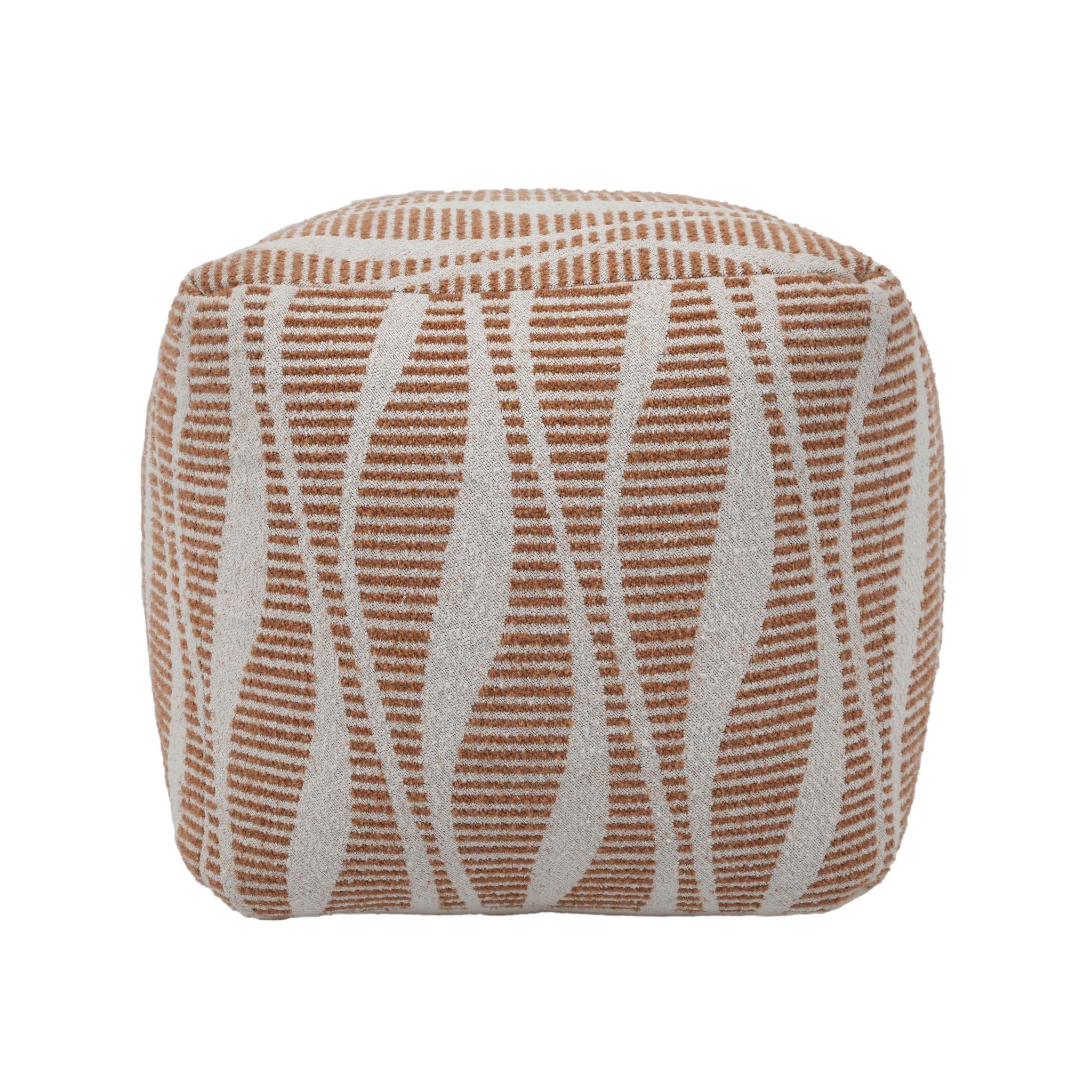 Ember - Woven Pouf - Cream / Natural - Urban Living Furniture (Los Angeles, CA)