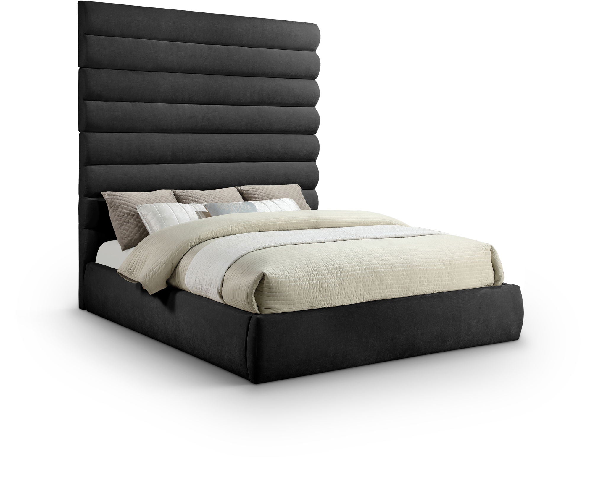 Adam - Chenille Fabric Bed With 89" Headboard - Urban Living Furniture (Los Angeles, CA)