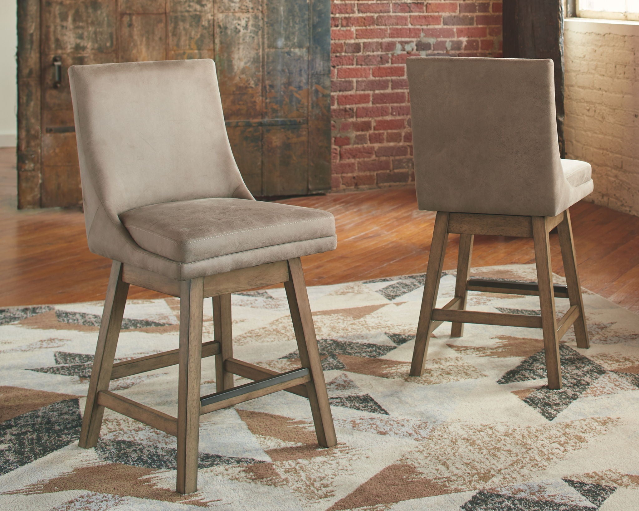 Tallenger - Swivel Barstool (Set of 2) - Urban Living Furniture (Los Angeles, CA)