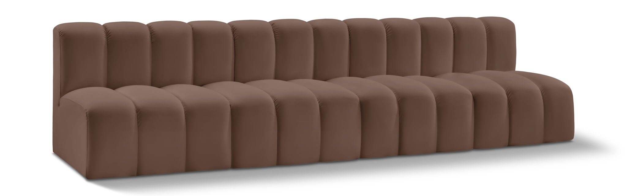 Arc - Faux Leather 4 Seats Modular Sofa - Urban Living Furniture (Los Angeles, CA)