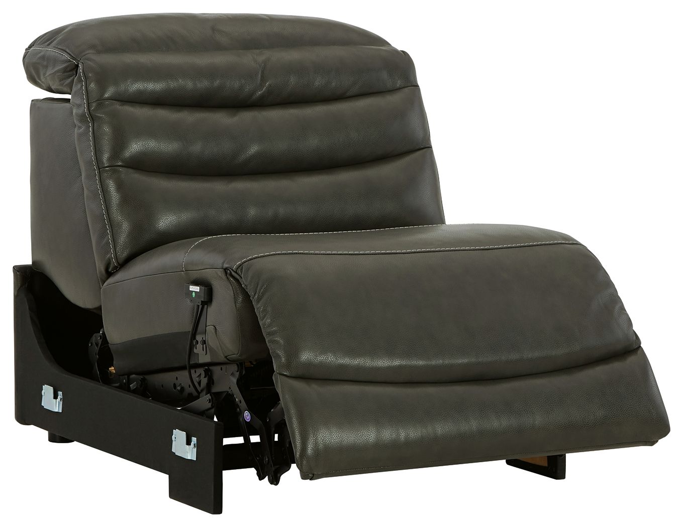 Center Line - Dark Gray - PWR Armless REC w/Adj Headrest - Urban Living Furniture (Los Angeles, CA)