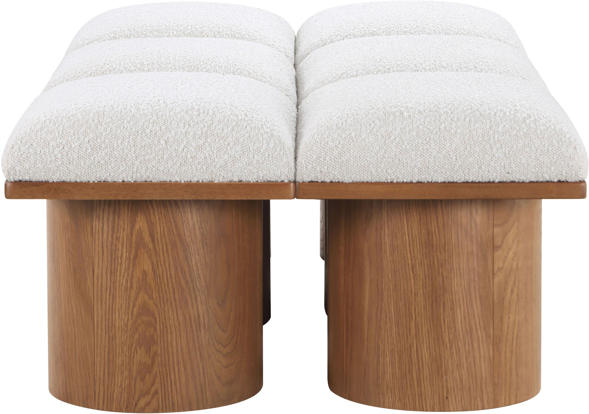 Pavilion - 6 Piece Modular Bench With Brown Base