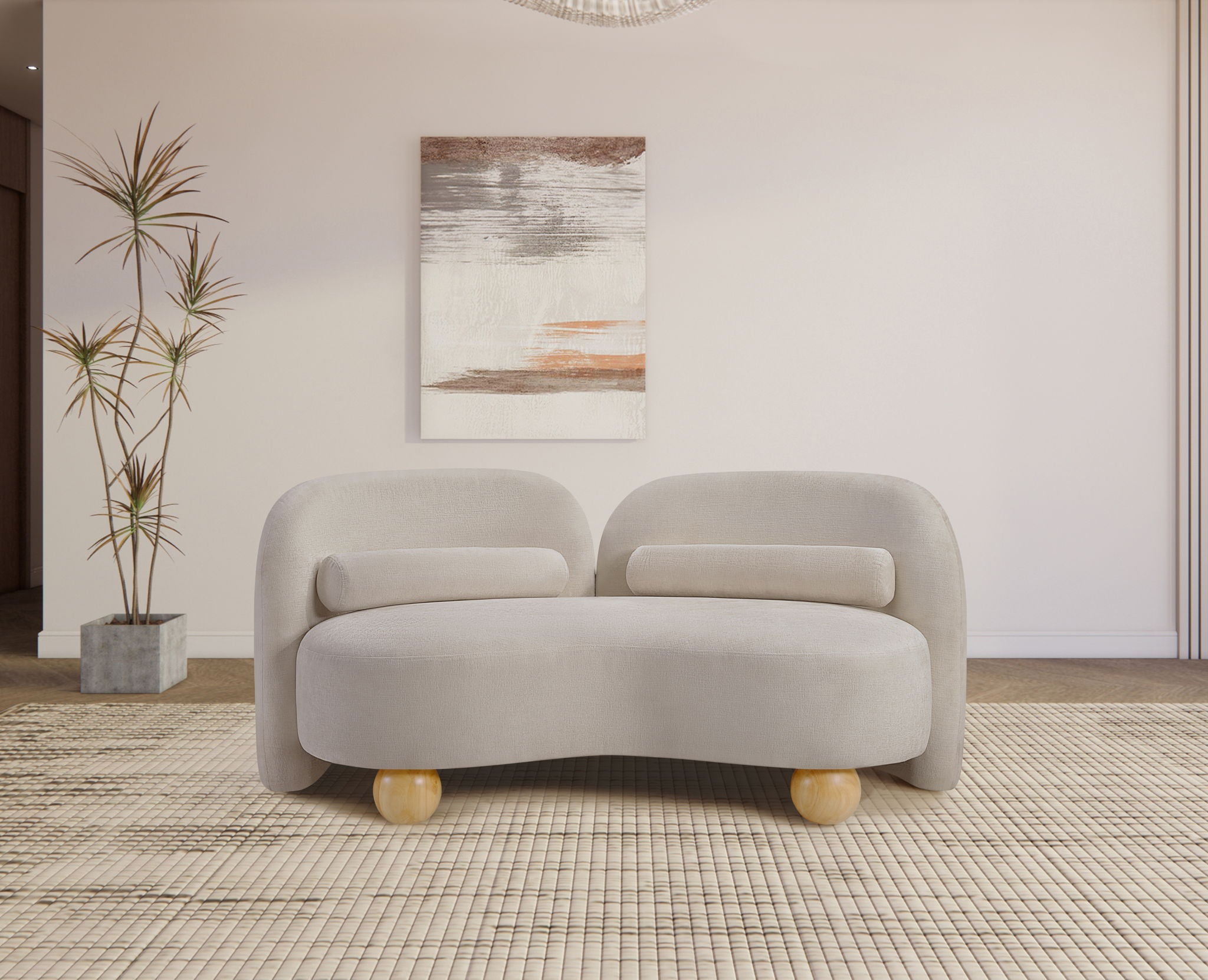 Daphne - Chenille Loveseat - Urban Living Furniture (Los Angeles, CA)