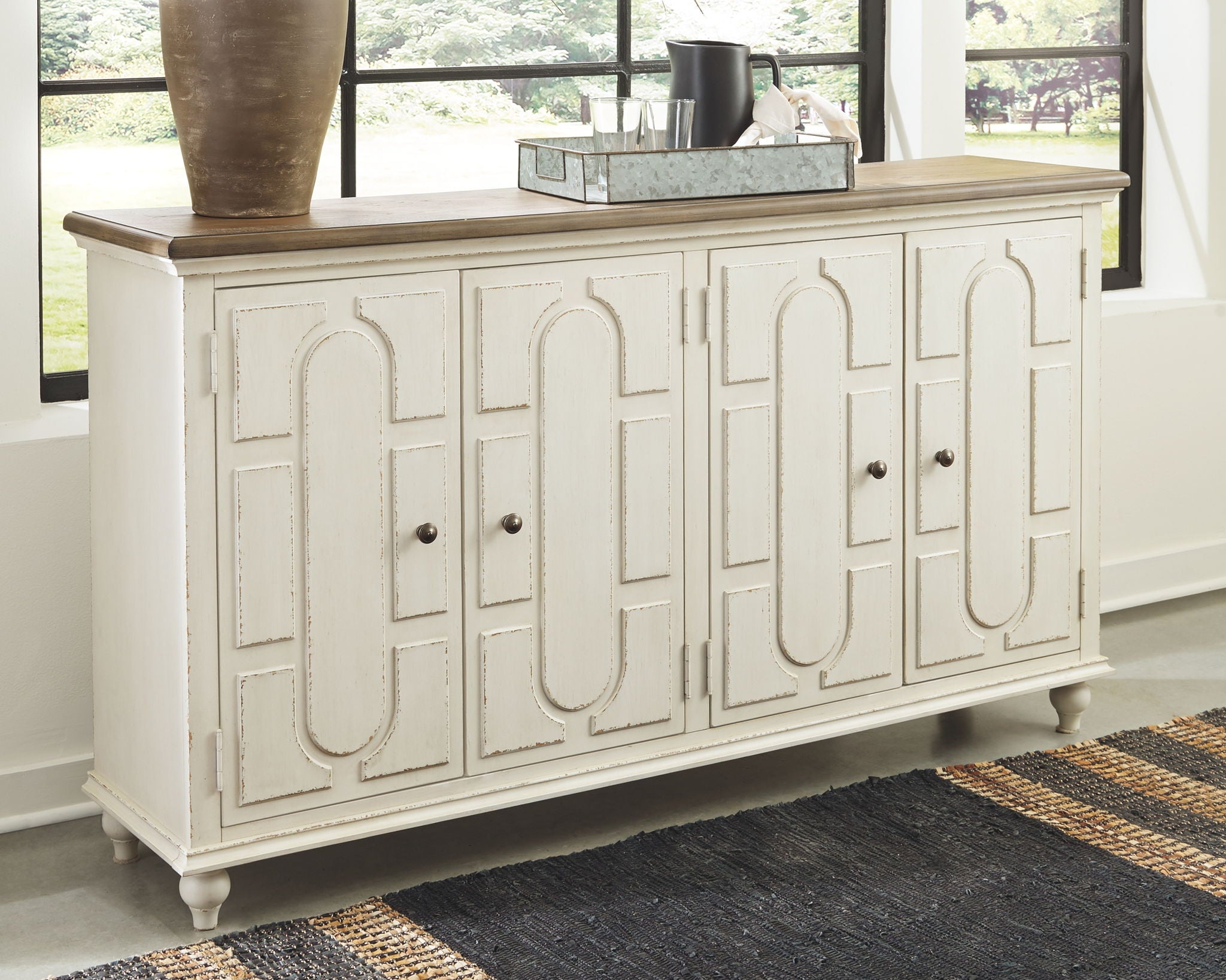 Roranville - Antique White - Accent Cabinet - Urban Living Furniture (Los Angeles, CA)