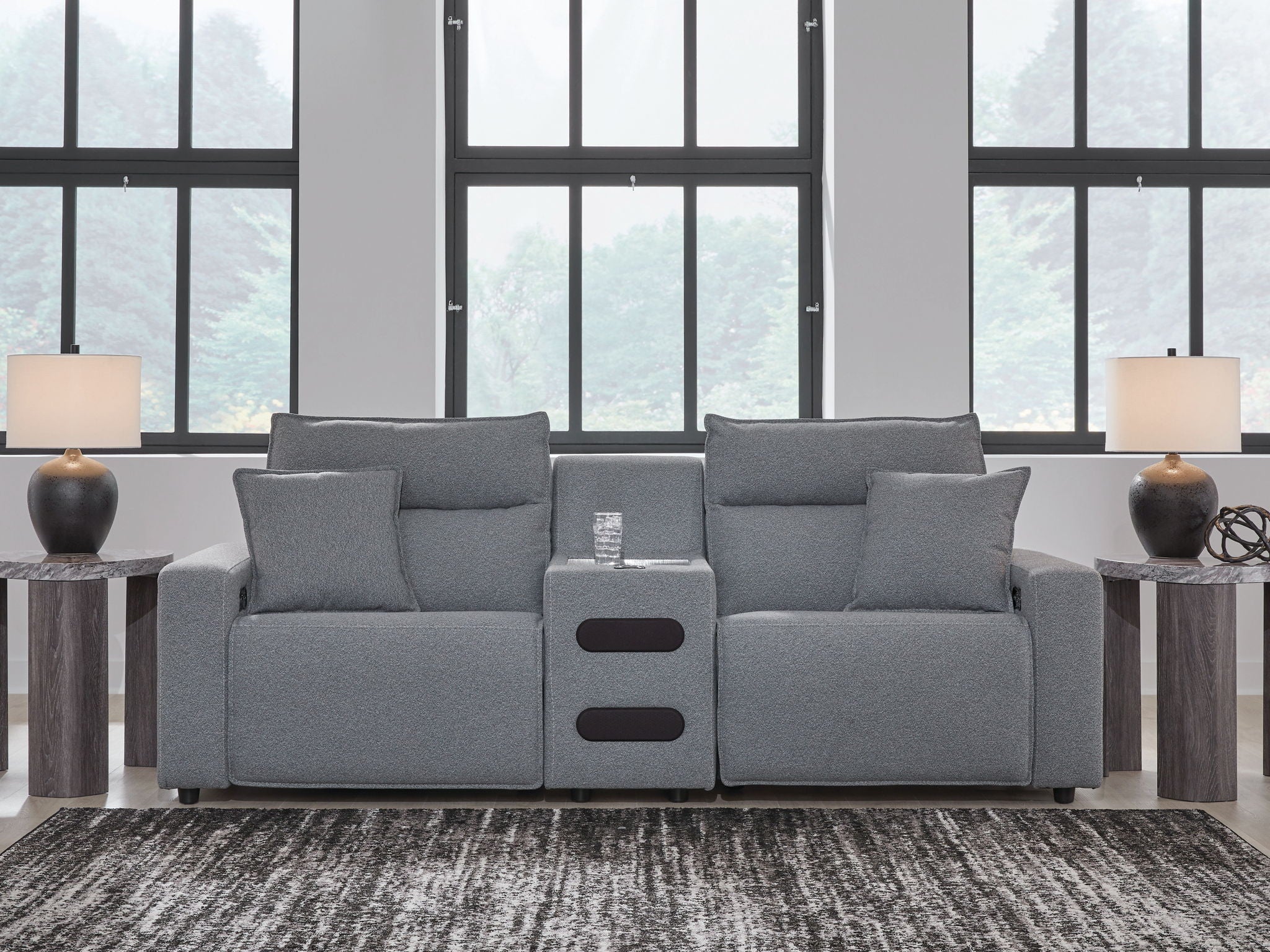 ModMax II - Salt And Pepper - Reclining Sectional - Urban Living Furniture (Los Angeles, CA)