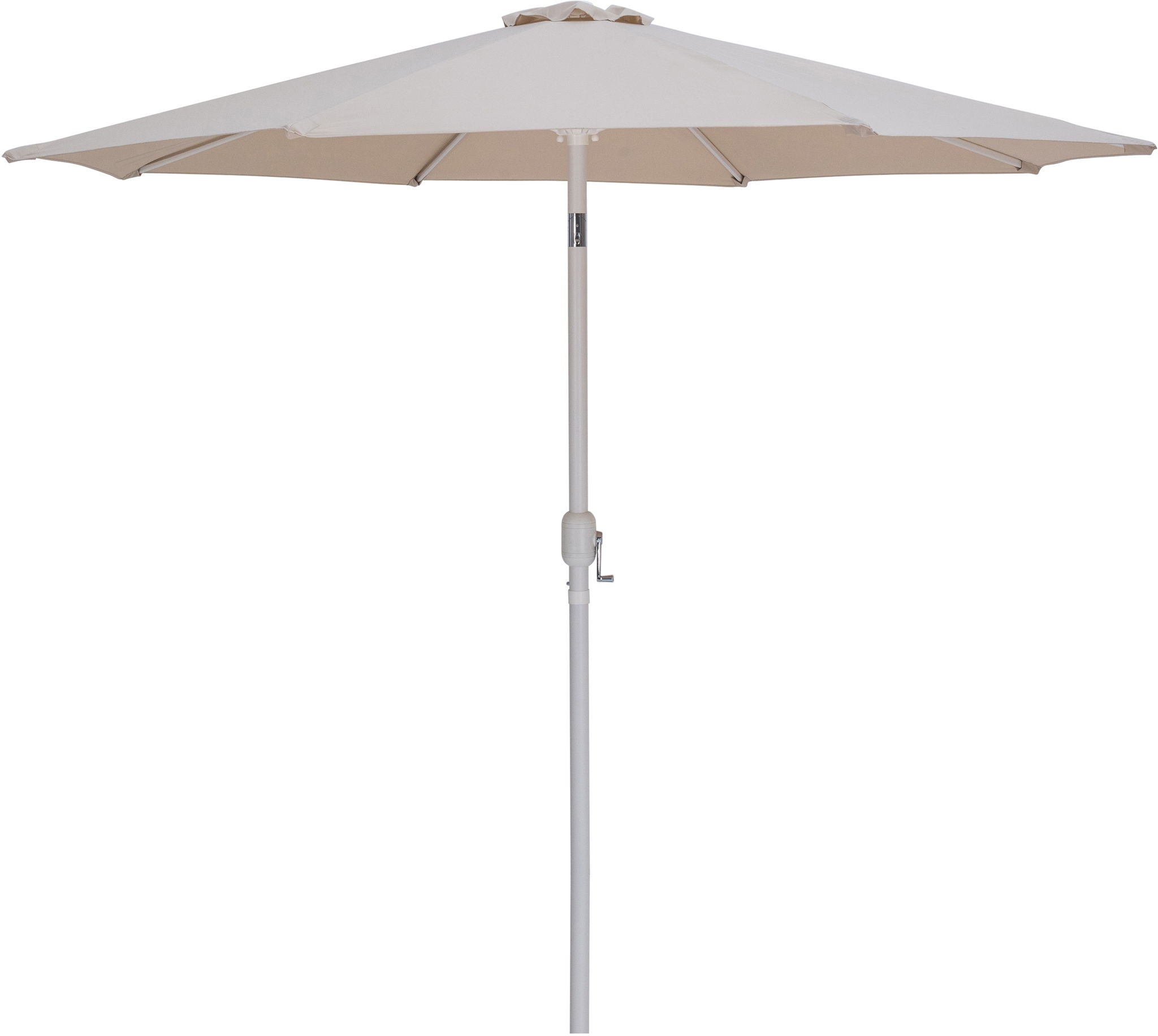 Fiji - Aluminum Patio Umbrella With Round Teak And White Base - Urban Living Furniture (Los Angeles, CA)