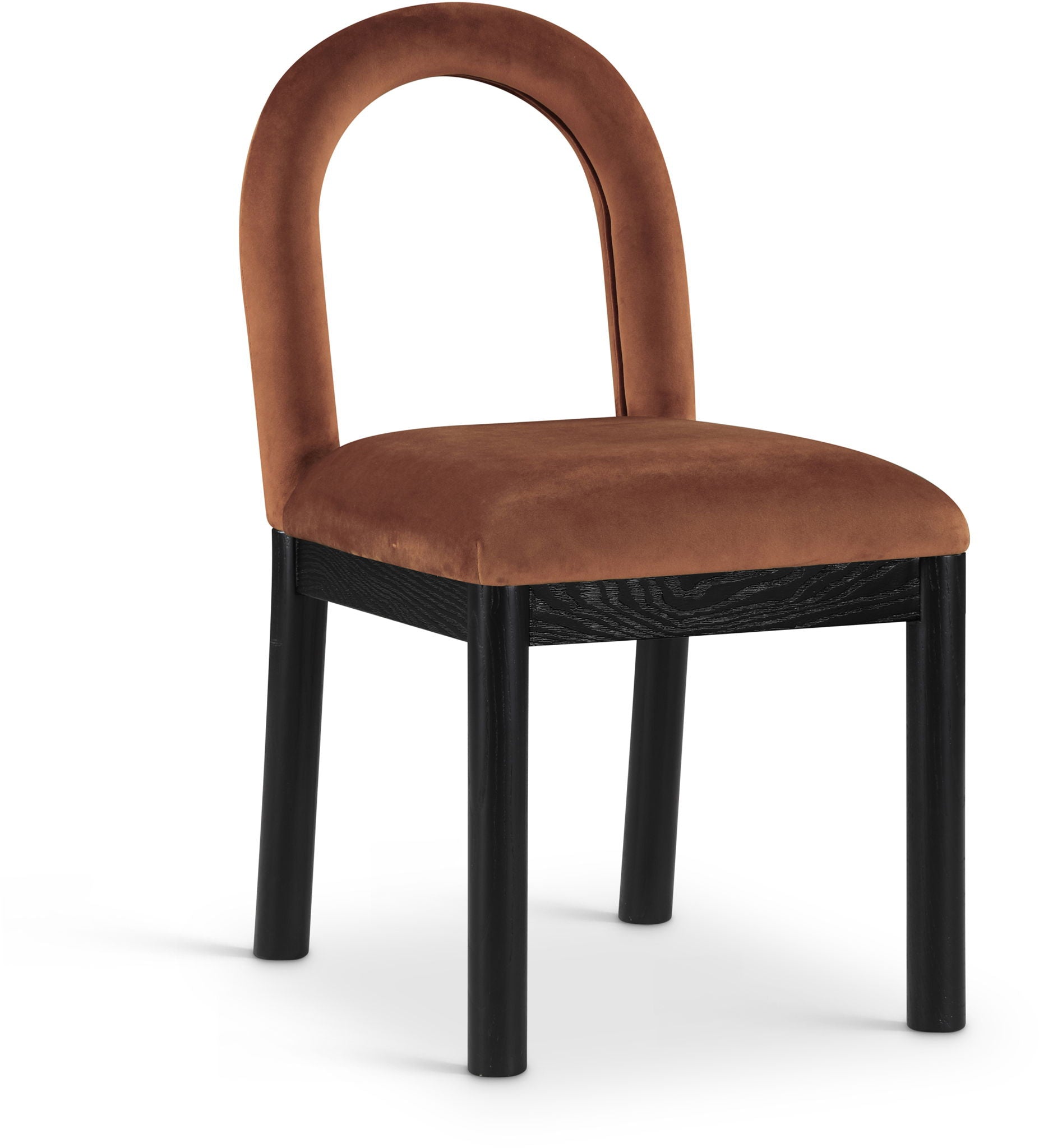 Conrad - Velvet Dining Chair With Black Legs - Urban Living Furniture (Los Angeles, CA)
