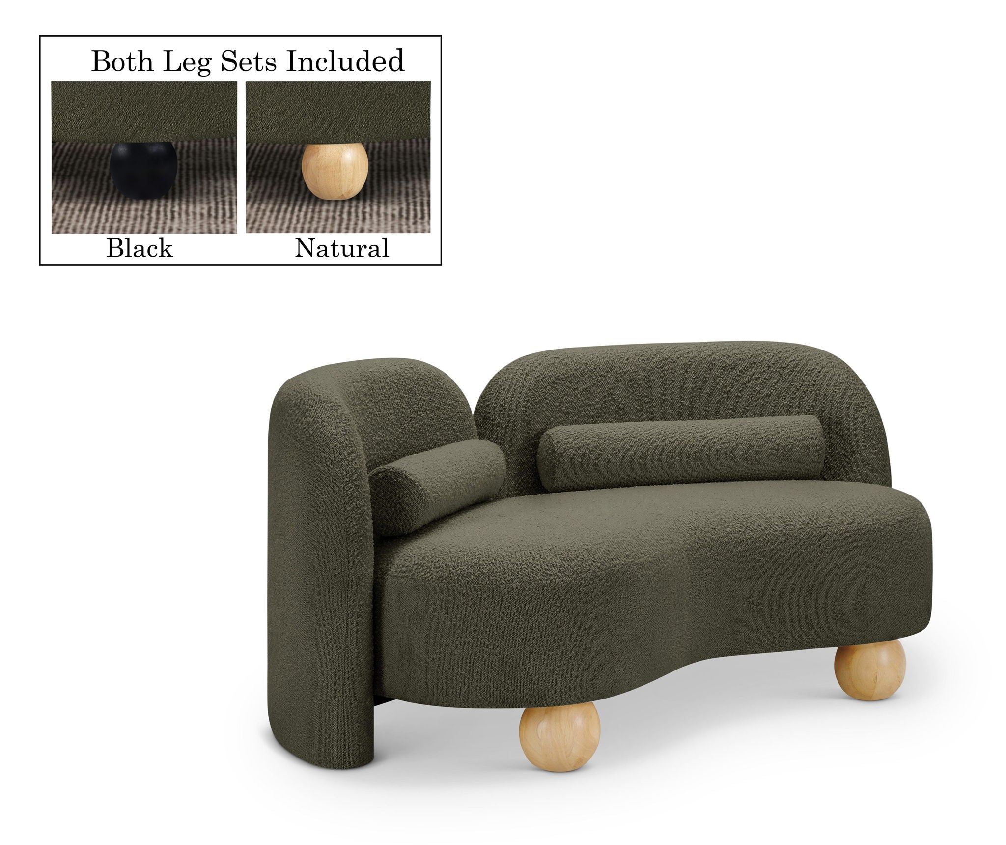 Daphne - Boucle Loveseat - Urban Living Furniture (Los Angeles, CA)