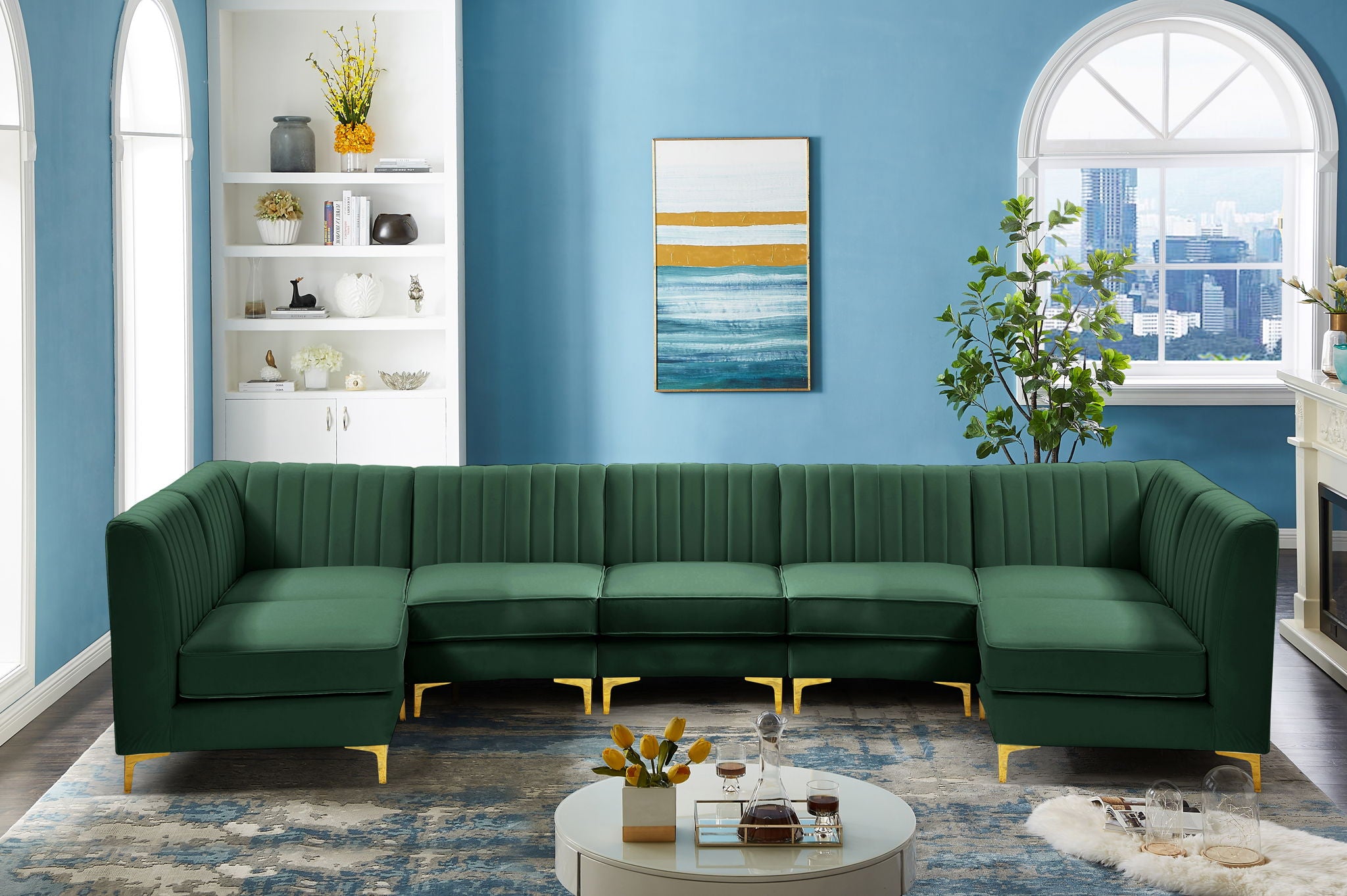Alina - 7 Piece Modular Sectional - Urban Living Furniture (Los Angeles, CA)