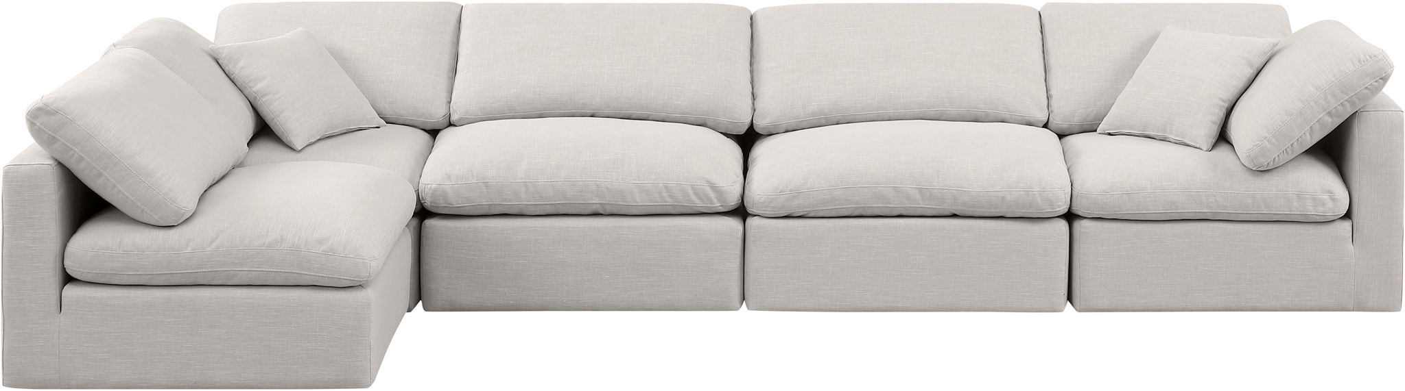 Indulge - Linen 5 Piece Modular Sectional - Urban Living Furniture (Los Angeles, CA)