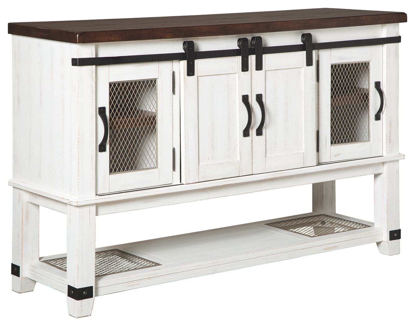 Valebeck - White / Brown - Dining Room Server - Urban Living Furniture (Los Angeles, CA)