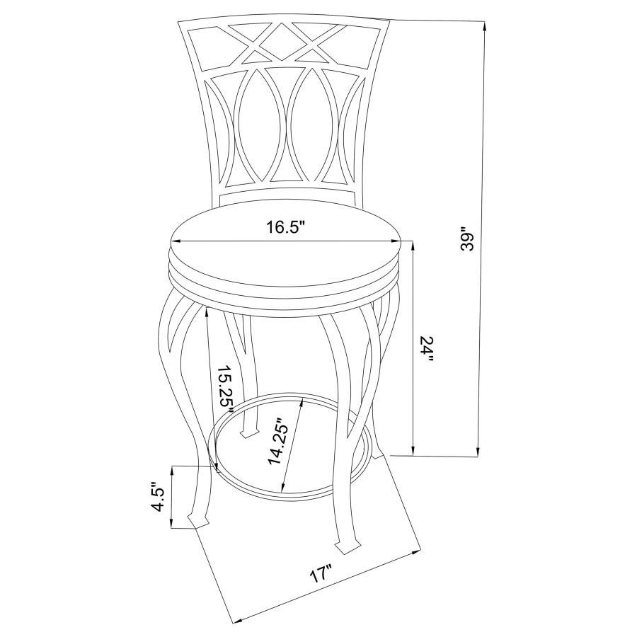 Adamsville - Upholstered Swivel Stool - Urban Living Furniture (Los Angeles, CA)