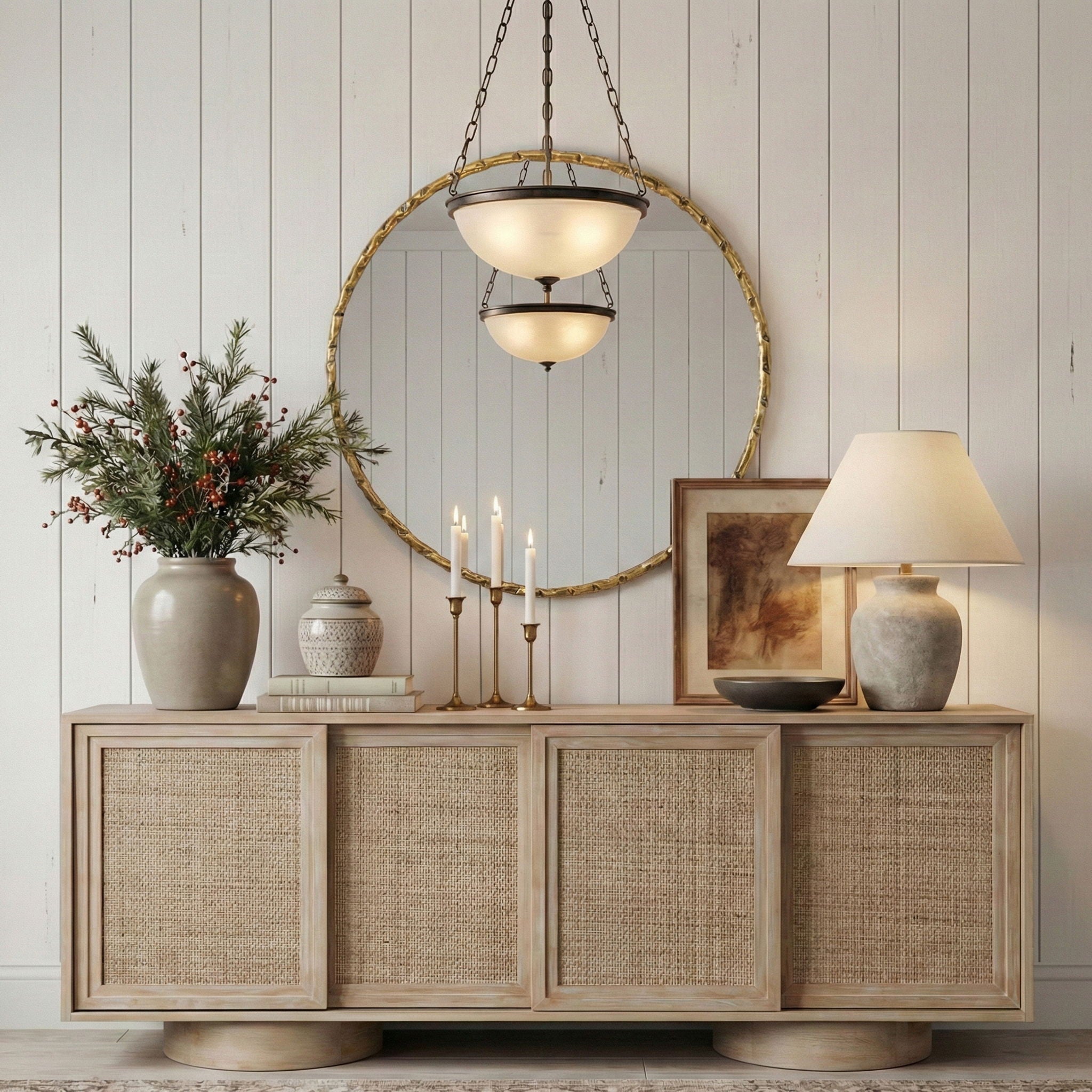 Hammer - Round Iron Mirror - Urban Living Furniture (Los Angeles, CA)