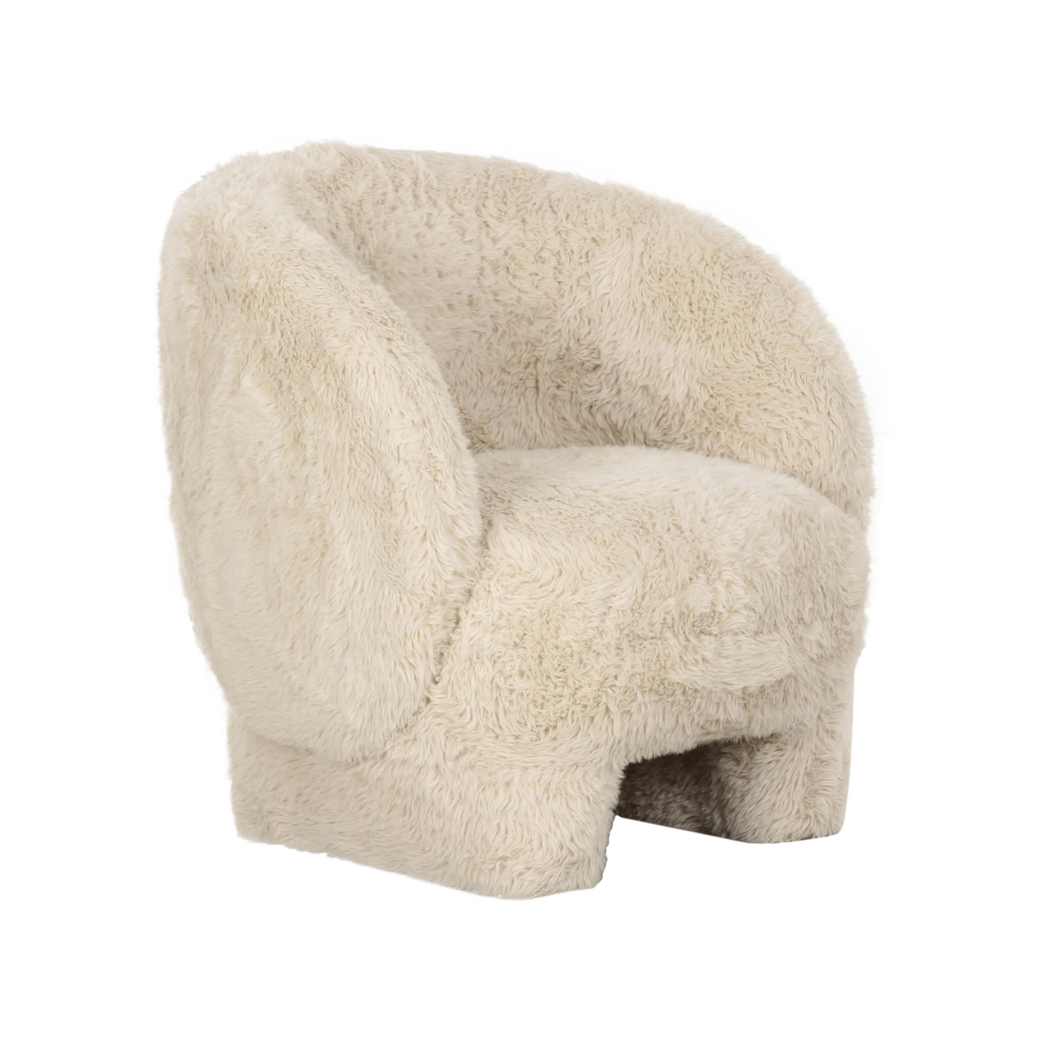 Kiki - Vegan Shearling Accent Chair - Urban Living Furniture (Los Angeles, CA)