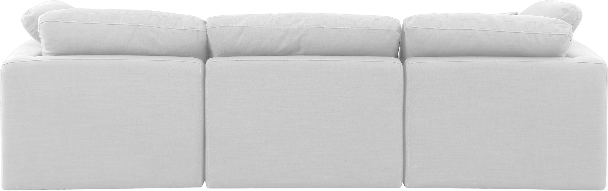 Indulge - Linen 3 Piece Modular Sofa - White - Urban Living Furniture (Los Angeles, CA)
