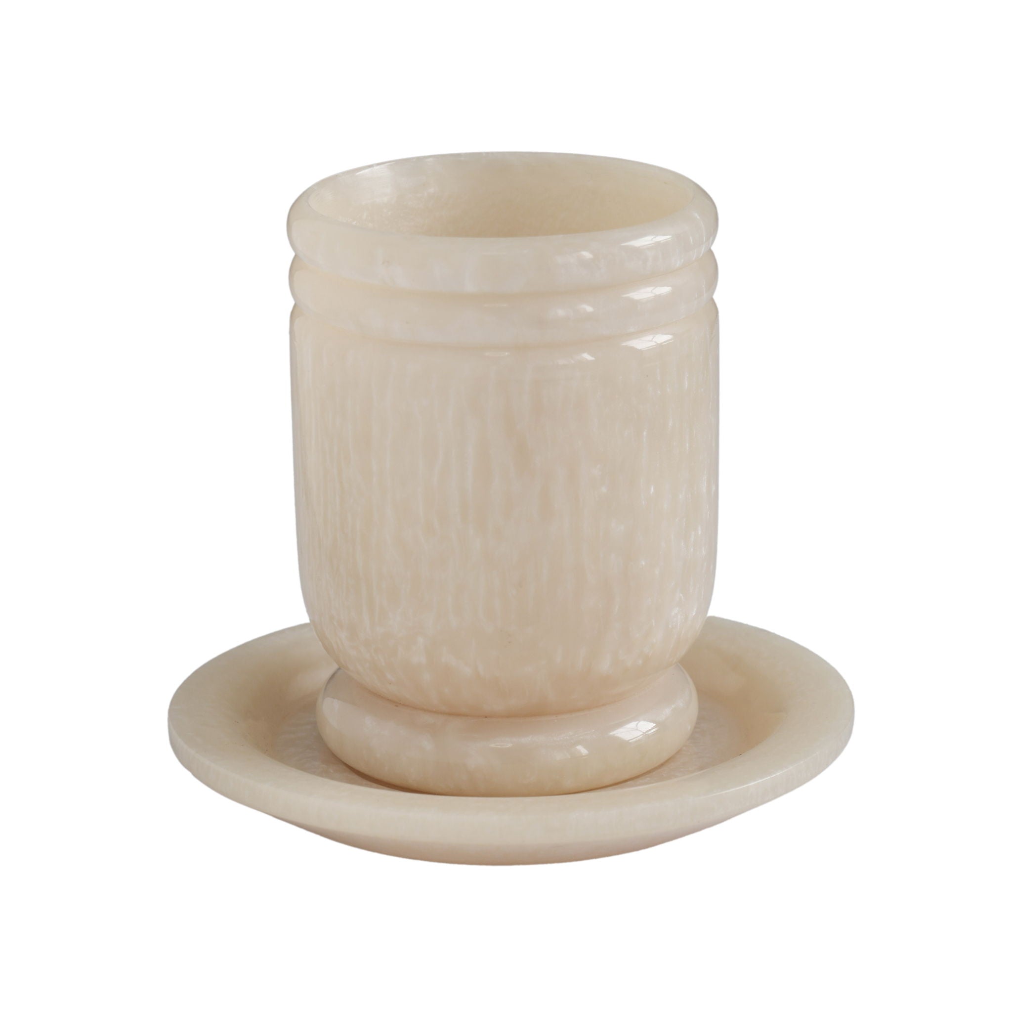 Channeled - Swirl Resin Kiddush Cup