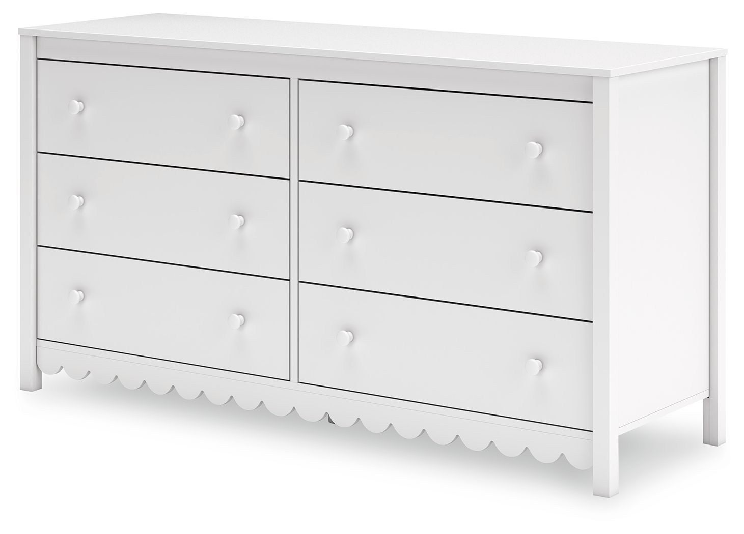 Hallityn - White - Six Drawer Dresser - Urban Living Furniture (Los Angeles, CA)