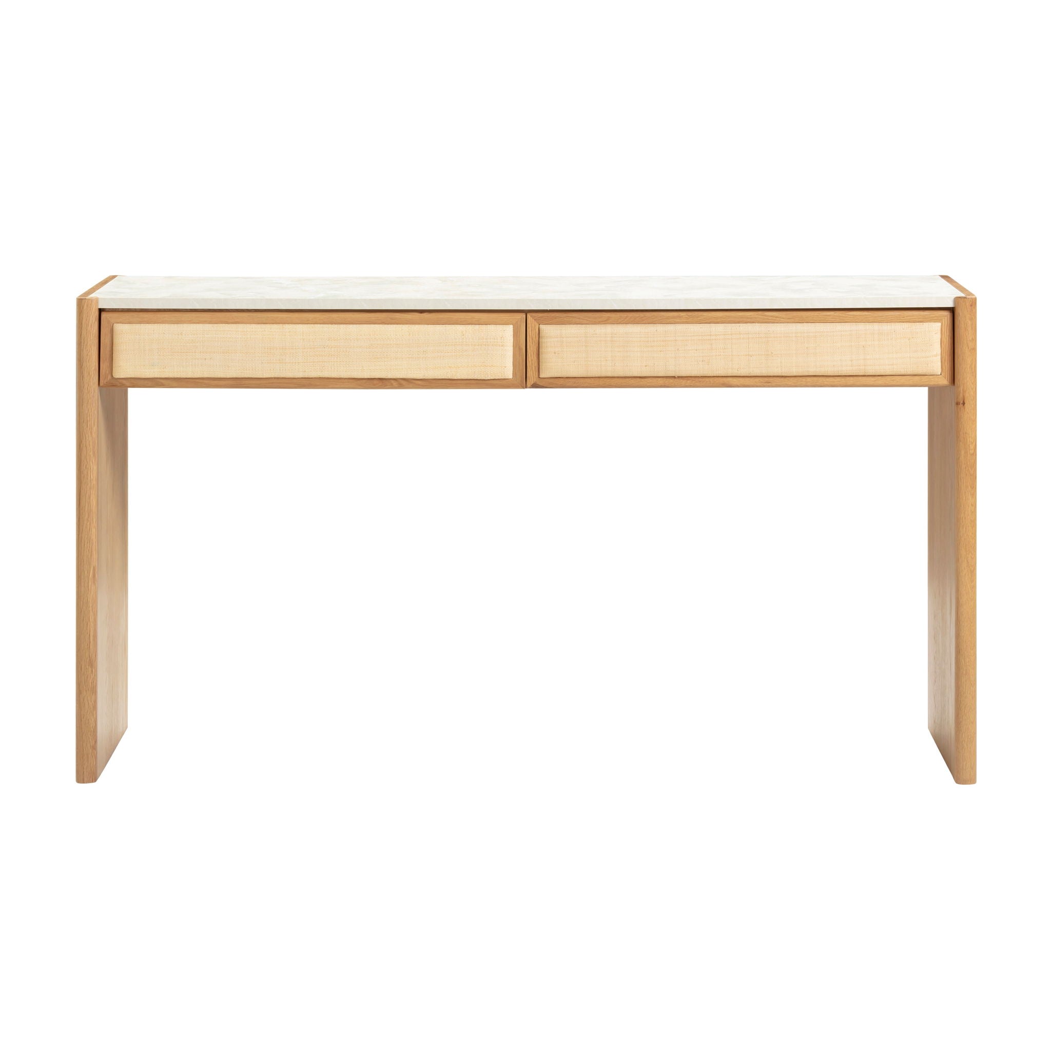 Paige - Console / Desk - Natural Oak - Urban Living Furniture (Los Angeles, CA)
