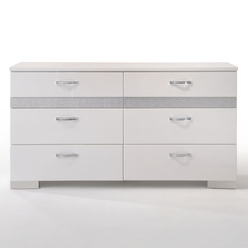 Naima II - Dresser - White High Gloss - Urban Living Furniture (Los Angeles, CA)