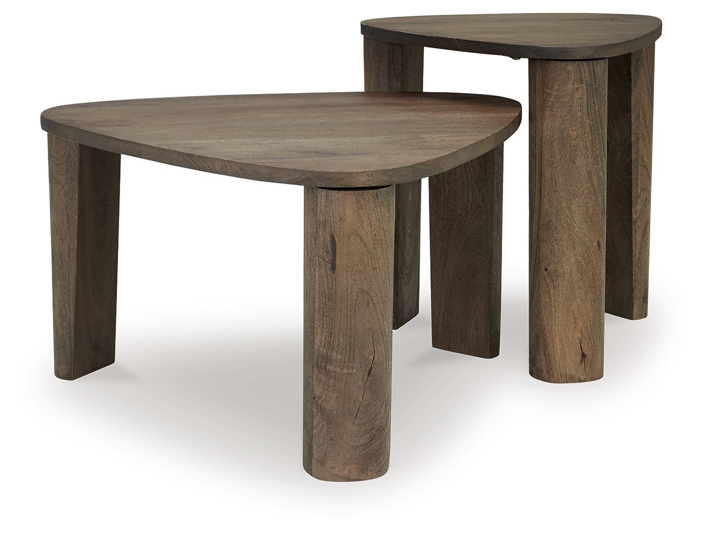 Reidport - Grayish Brown - Accent Cocktail Table Set (Set of 2) - Urban Living Furniture (Los Angeles, CA)