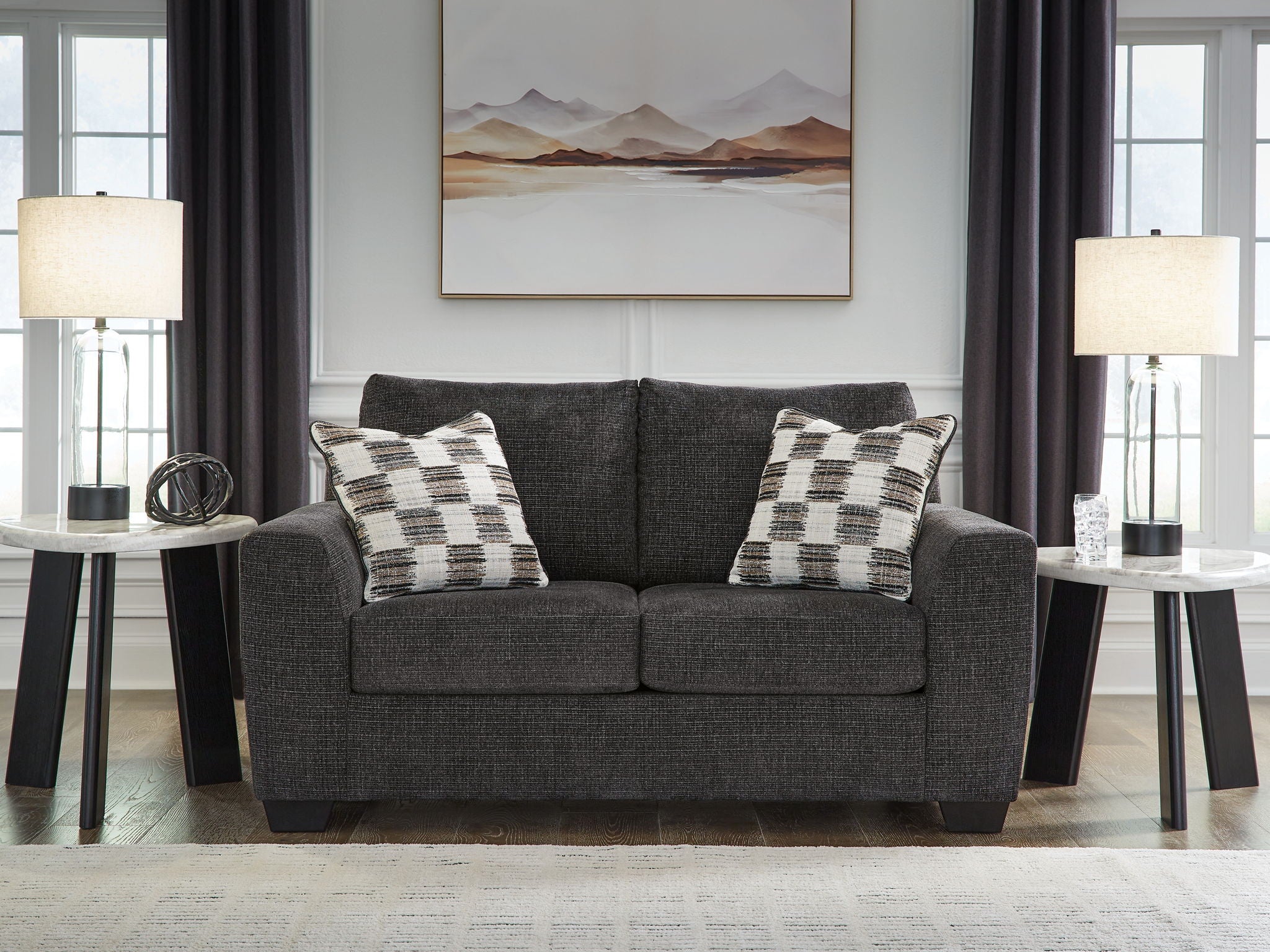 Loreo - Loveseat - Ebony - Urban Living Furniture (Los Angeles, CA)