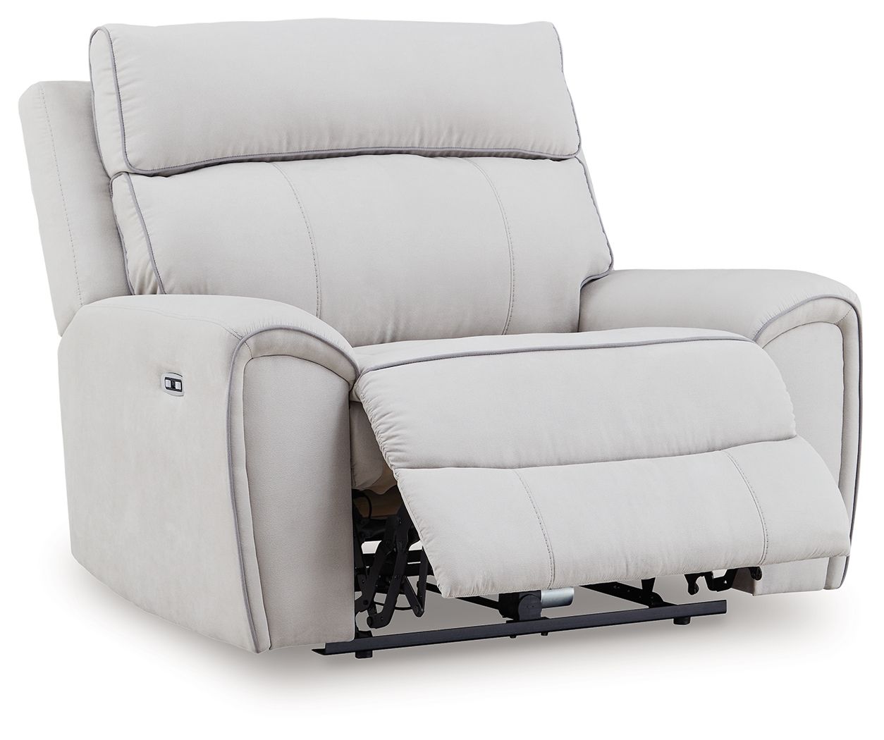 Social Pointe - Pearl / Ash - Power Recliner / Adjustable Headrest - Urban Living Furniture (Los Angeles, CA)